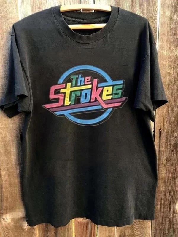 2026 Summer Womens Retro The Strokes TShirt Cotton and Breathable Short Sleeve Streetwear Oversized Loose Casual S
2026 Summer Womens Retro The Strokes TShirt Cotton and Breathable Short Sleeve Streetwear Oversized Loose Casual S