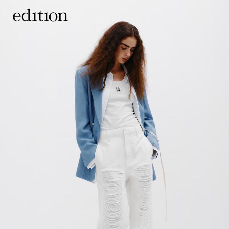 Edition Women s Linen Blend Blazer with Tie Belt S
Edition Women s Linen Blend Blazer with Tie Belt S