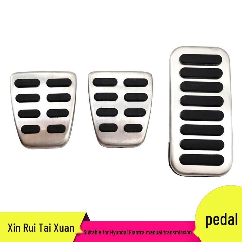 Комплект нескользящих педалей газа, тормоза и площадки для отдыха Hyundai Lafesta Aluminum Alloy + Hard Rubber
Комплект нескользящих педалей газа, тормоза и площадки для отдыха Hyundai Lafesta Aluminum Alloy + Hard Rubber