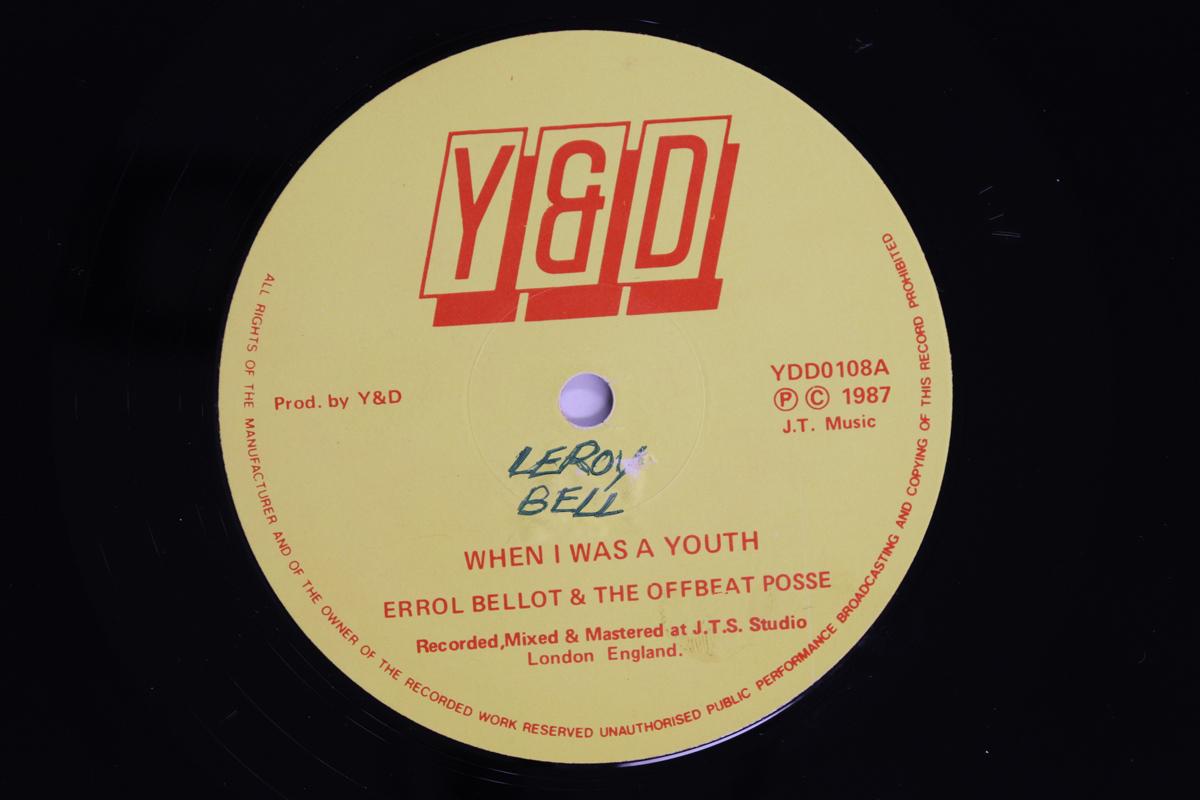 12inch Record ERROL BELLOT THE OFFBEAT POSSE When I Was A Youth Music Fever YDD0108 Y D 1987 UK Reggae Ska Dub Used
12inch Record ERROL BELLOT THE OFFBEAT POSSE When I Was A Youth Music Fever YDD0108 Y D 1987 UK Reggae Ska Dub Used
