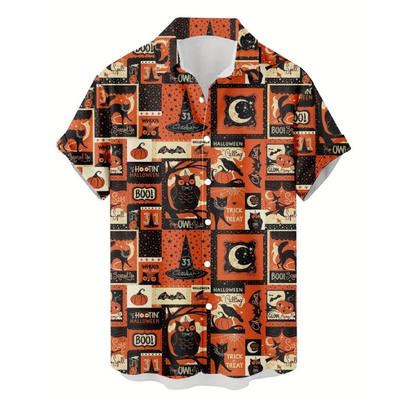 Halloween pattern 3D printed men s shirt casual personality hip-hop street Hawaiian style shirt M
Halloween pattern 3D printed men s shirt casual personality hip-hop street Hawaiian style shirt M
