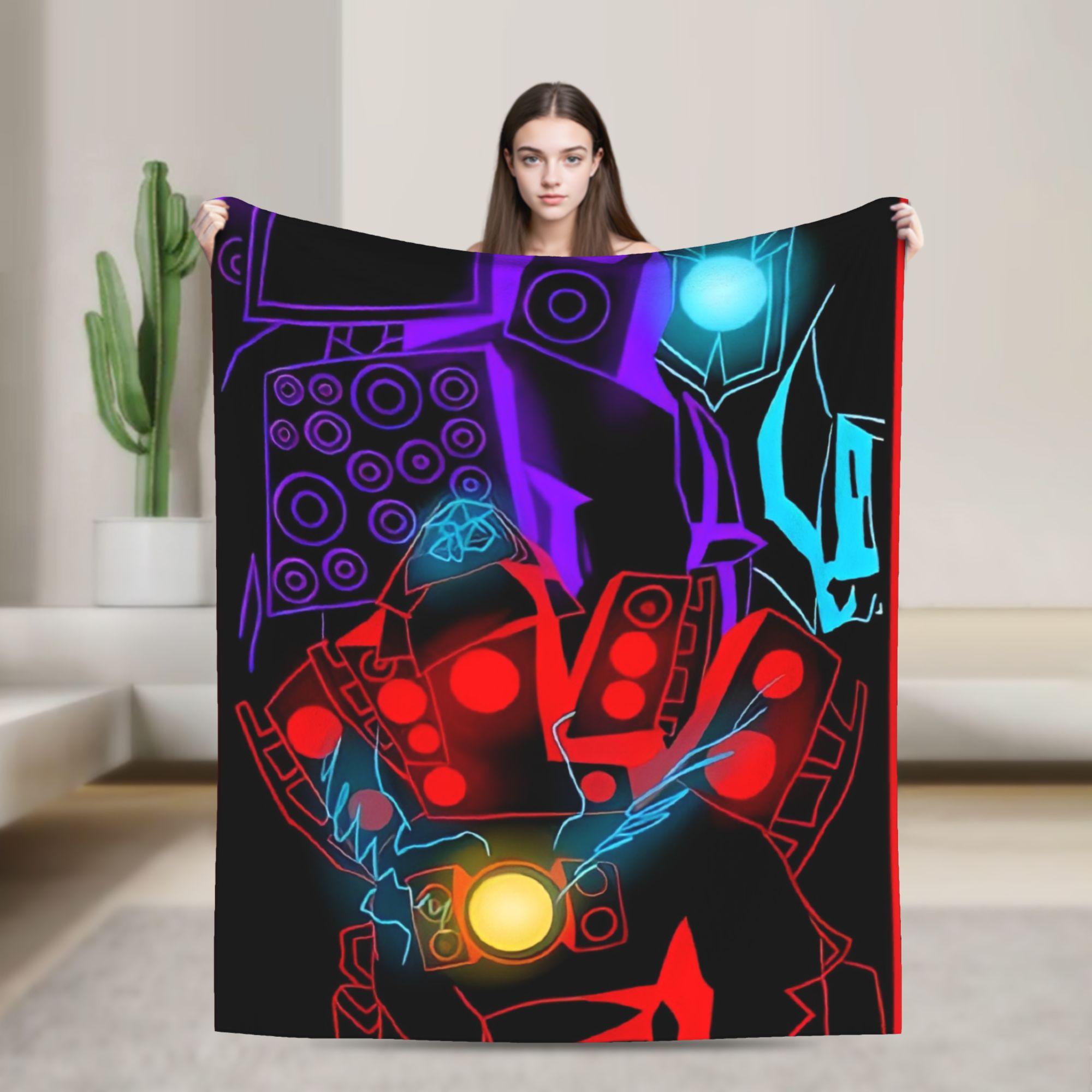 Skibidi Toilet Speakerman Blanket Soft Aesthetic Plush Throw Blanket For Home Decor Airplane Travel Flannel Bedspread Bed Cover 75cmx90cm
Skibidi Toilet Speakerman Blanket Soft Aesthetic Plush Throw Blanket For Home Decor Airplane Travel Flannel Bedspread Bed Cover 75cmx90cm