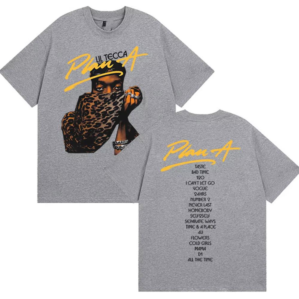 Репер Lil Tecca План А Альбом 2025 Мерч Футболка Чоловіча Хіп-хоп Готична Футболки з коротким рукавом Вільний одяг Оверсайз Бавовняні футболки S
Репер Lil Tecca План А Альбом 2025 Мерч Футболка Чоловіча Хіп-хоп Готична Футболки з коротким рукавом Вільний одяг Оверсайз Бавовняні футболки S