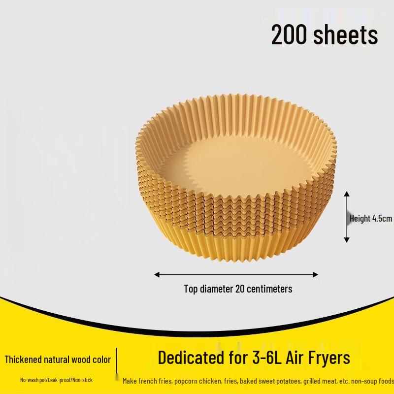 ZISIZ Air Fryer Disposable Paper Liners
ZISIZ Air Fryer Disposable Paper Liners
