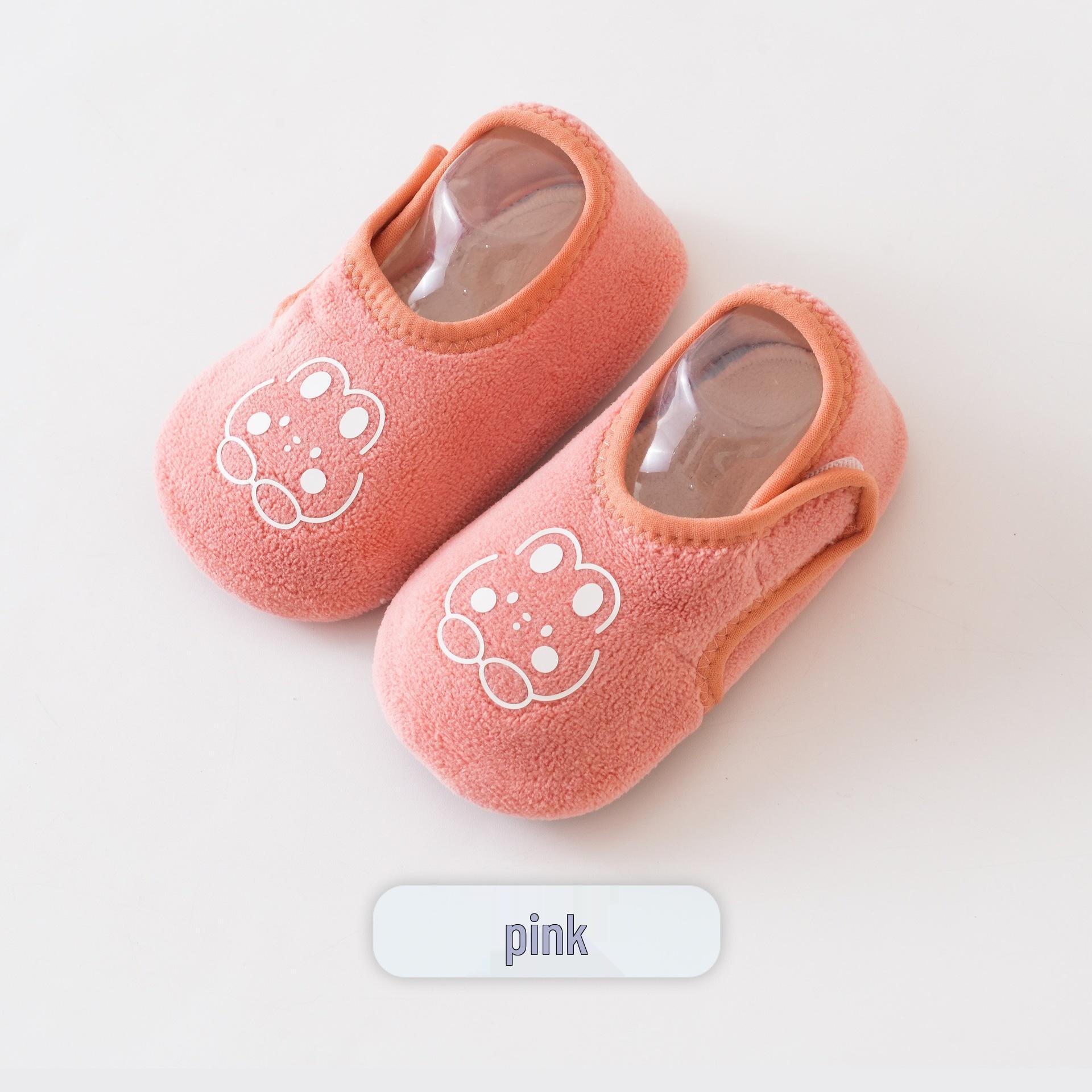 2025 Autumn/Winter Fleece-lined Non-slip Velcro Baby Walking Socks & Indoor Shoes XS (fits ~11.5cm foot) рожевий
2025 Autumn/Winter Fleece-lined Non-slip Velcro Baby Walking Socks & Indoor Shoes XS (fits ~11.5cm foot) рожевий