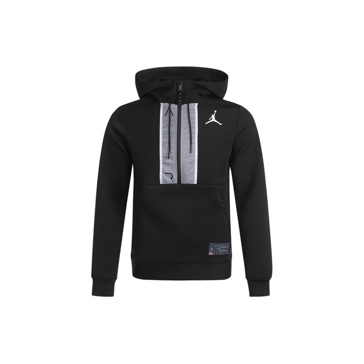 Air Jordan Повседневная спортивная куртка с капюшоном с логотипом на половину молнии, мужская верхняя одежда, черный CK6454-010
Air Jordan Повседневная спортивная куртка с капюшоном с логотипом на половину молнии, мужская верхняя одежда, черный CK6454-010