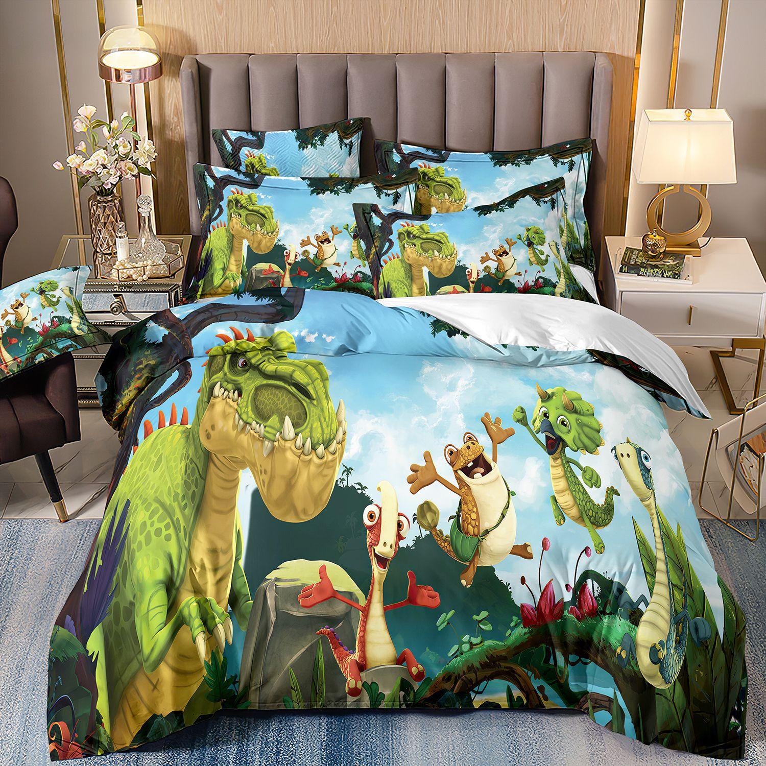 3D Digital Printing Children S Cartoon Animal Three-Piece Dinosaur Lion Elephant Kit cover 70 * 133 and 50 * 75 * 1
3D Digital Printing Children S Cartoon Animal Three-Piece Dinosaur Lion Elephant Kit cover 70 * 133 and 50 * 75 * 1