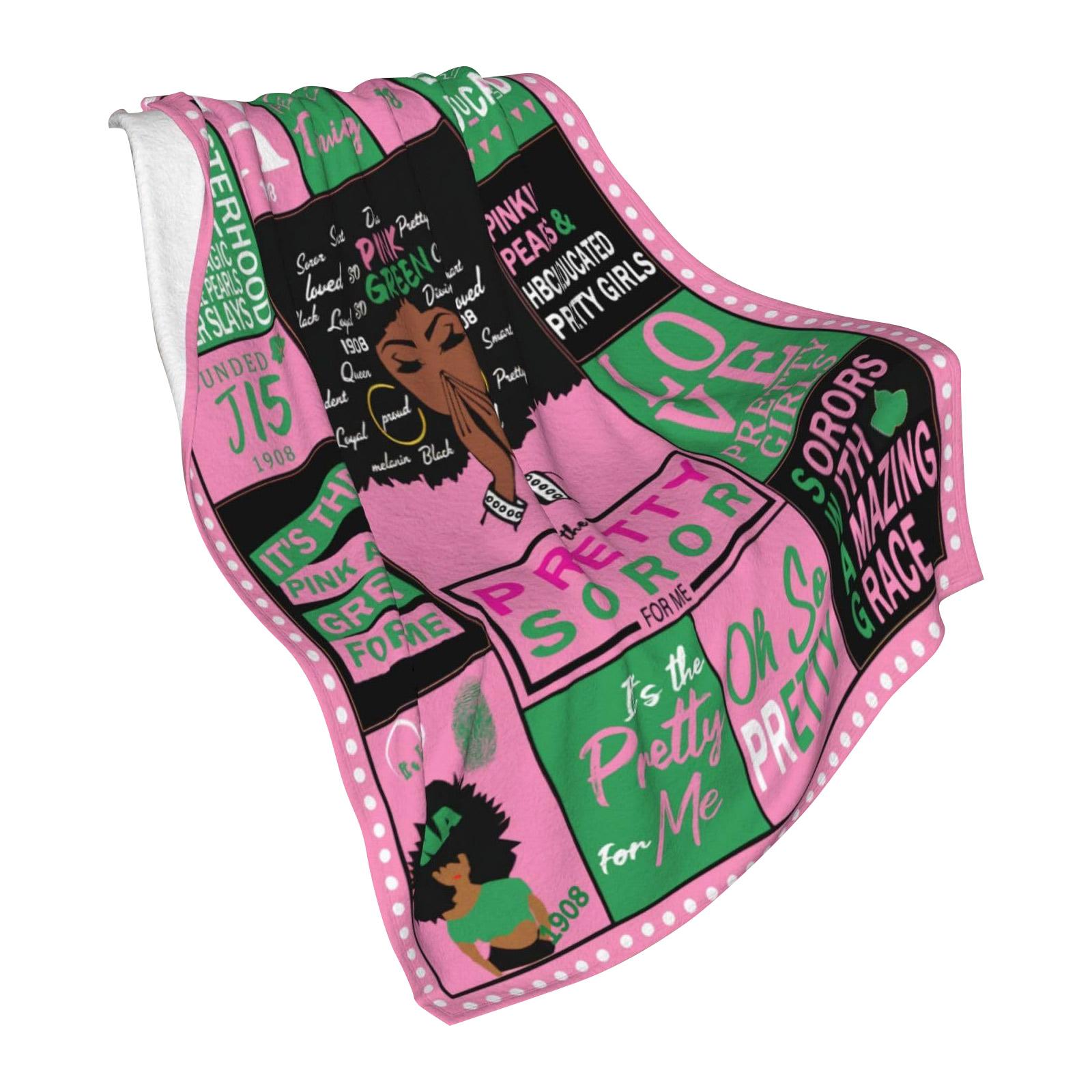 Sorority Gift Blanket 130x150cm Soft Plush Throw Blanket with Printed Design for Home and Office Use Lightweight and Warm One Size
Sorority Gift Blanket 130x150cm Soft Plush Throw Blanket with Printed Design for Home and Office Use Lightweight and Warm One Size
