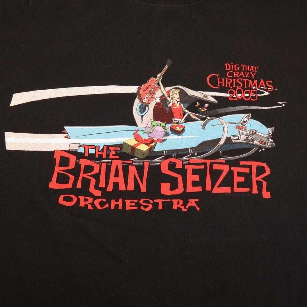 DIG THAT CRAZY CHRISTMAS 2005 BRAIN SETZER ORCHESTRA CONCERT TOUR T SHIRT 3A1053 Unisex T-Shirt XXXXL
DIG THAT CRAZY CHRISTMAS 2005 BRAIN SETZER ORCHESTRA CONCERT TOUR T SHIRT 3A1053 Unisex T-Shirt XXXXL