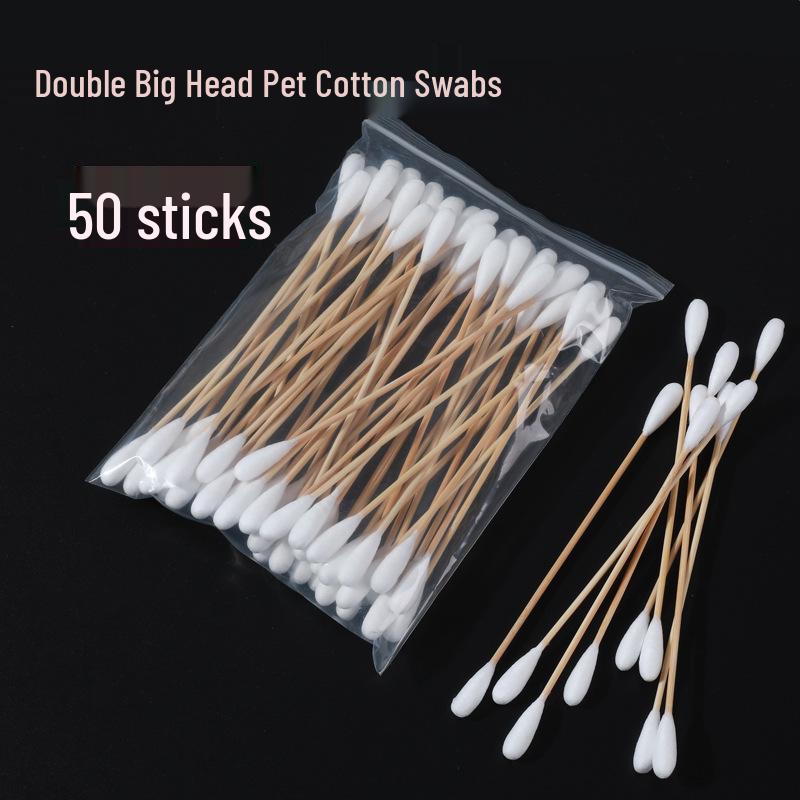 Universal Pet Cleaning Cotton Swabs - Large, Double-Sided, Disposable Swabs for Cats and Dogs.
Universal Pet Cleaning Cotton Swabs - Large, Double-Sided, Disposable Swabs for Cats and Dogs.