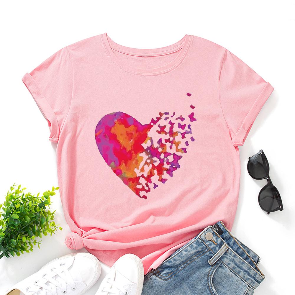 Хлопковая футболка с коротким рукавом и круглым вырезом, женская, с 2D-принтом, топы 3XL
Хлопковая футболка с коротким рукавом и круглым вырезом, женская, с 2D-принтом, топы 3XL