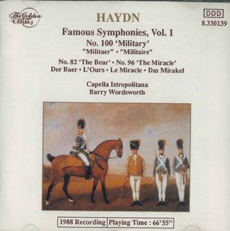 CD CAPELLA ISTROPOLITANA, BARRY WORDSW - Haydn Famous Symphonies, Vol1 No.10 8330139 GOLDEN CLASSICS Germany Classical Used
CD CAPELLA ISTROPOLITANA, BARRY WORDSW - Haydn Famous Symphonies, Vol1 No.10 8330139 GOLDEN CLASSICS Germany Classical Used