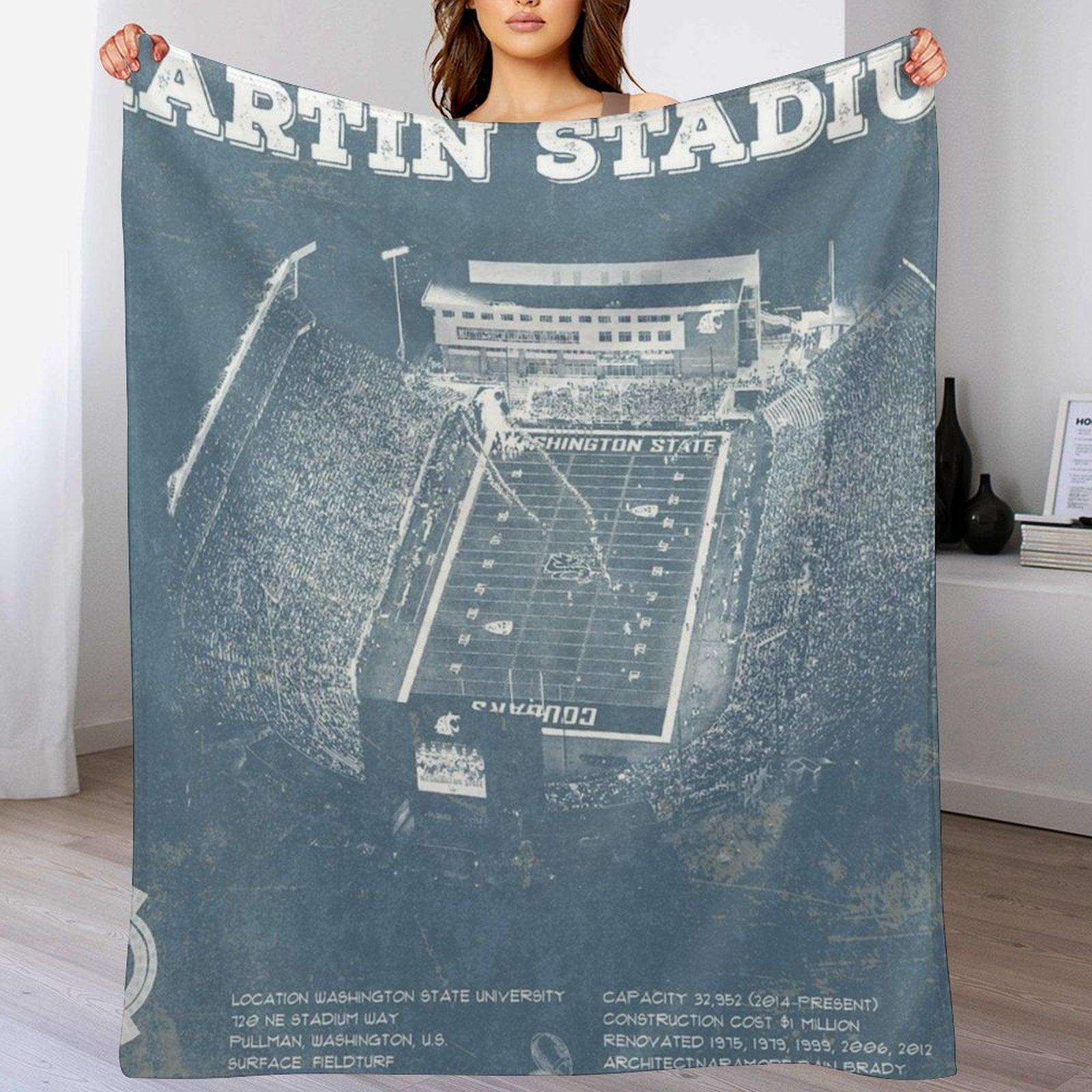 Martin Stadium Throw Blanket Cozy Warm Blanket for Bed Room Decor 102x76cm(40x30in)
Martin Stadium Throw Blanket Cozy Warm Blanket for Bed Room Decor 102x76cm(40x30in)