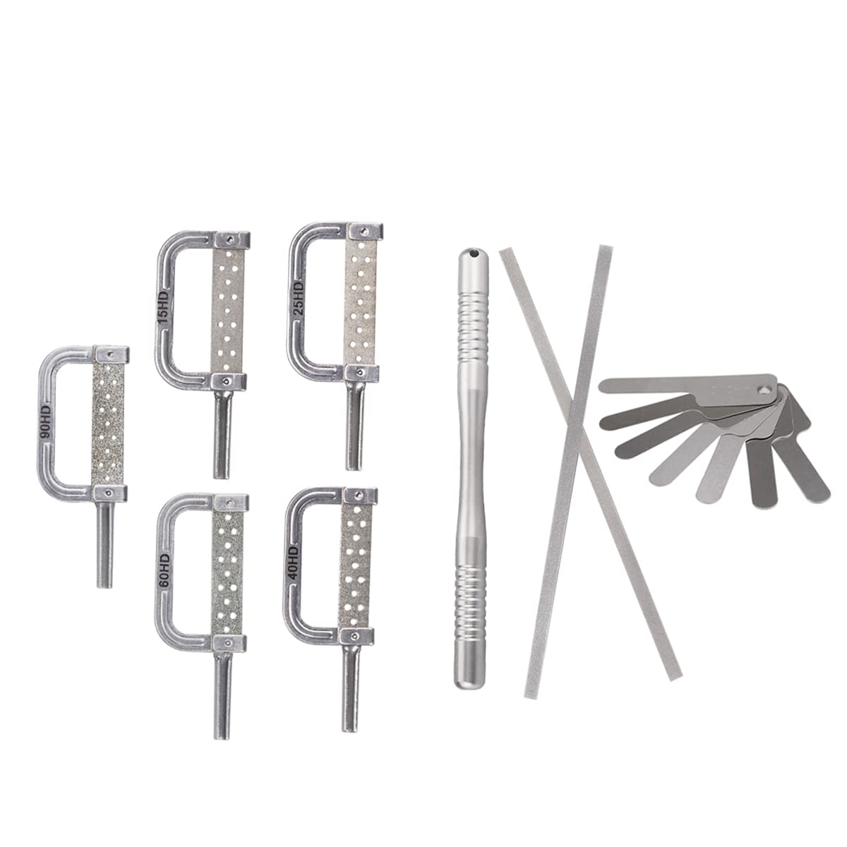 Orthodontic Interproximal Enamel Reduction Automatic Strip Slicing Set Double Sided with Measuring Tape Handle
Orthodontic Interproximal Enamel Reduction Automatic Strip Slicing Set Double Sided with Measuring Tape Handle