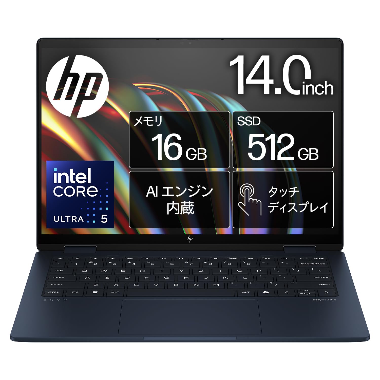 Ноутбук HP Envy x360 2-в-1, трансформований, WUXGA IPS, сенсорний дисплей, процесор Core Ultra 5, 125U, 16 ГБ оперативної пам яті, 512 ГБ SSD, Windows 11 Home, оснащений Windows синій
Ноутбук HP Envy x360 2-в-1, трансформований, WUXGA IPS, сенсорний дисплей, процесор Core Ultra 5, 125U, 16 ГБ оперативної пам яті, 512 ГБ SSD, Windows 11 Home, оснащений Windows синій