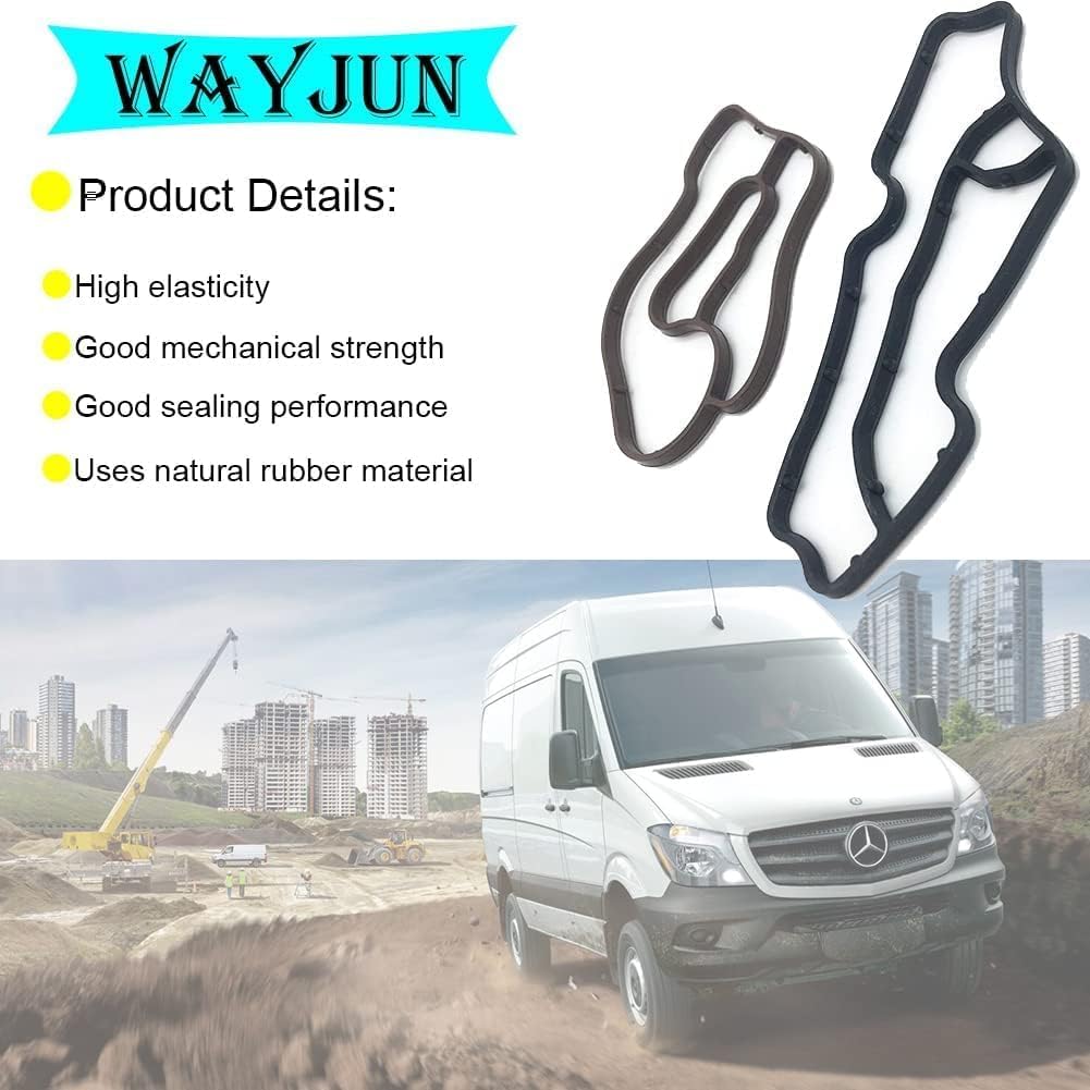 WayJun Oil Filter Housing Gasket Kits Compatible with Dodge Mercedes-Benz Freightliner 6421801410 6421840080
WayJun Oil Filter Housing Gasket Kits Compatible with Dodge Mercedes-Benz Freightliner 6421801410 6421840080