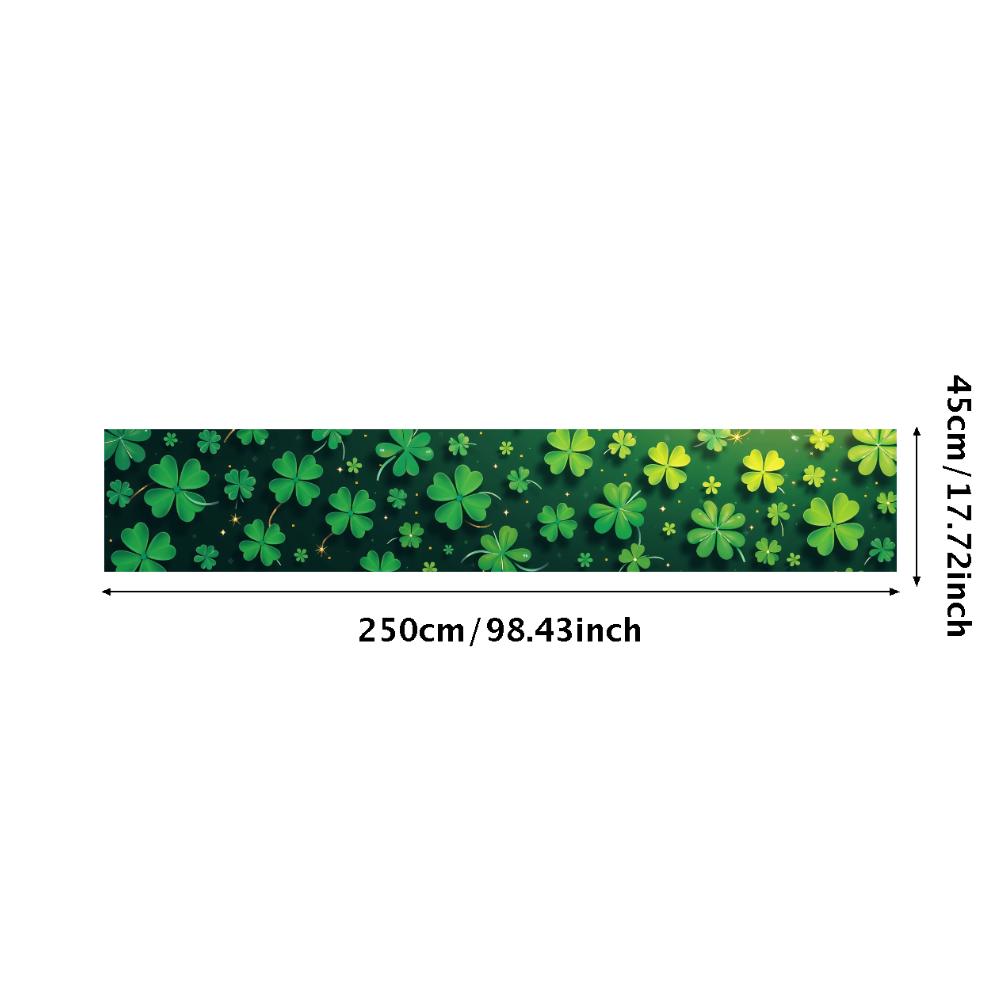 Decorative StPatrick’s banner Illuminated Durable Fabric Wall hanging Stylish Party backdrop for Holiday party
Decorative StPatrick’s banner Illuminated Durable Fabric Wall hanging Stylish Party backdrop for Holiday party
