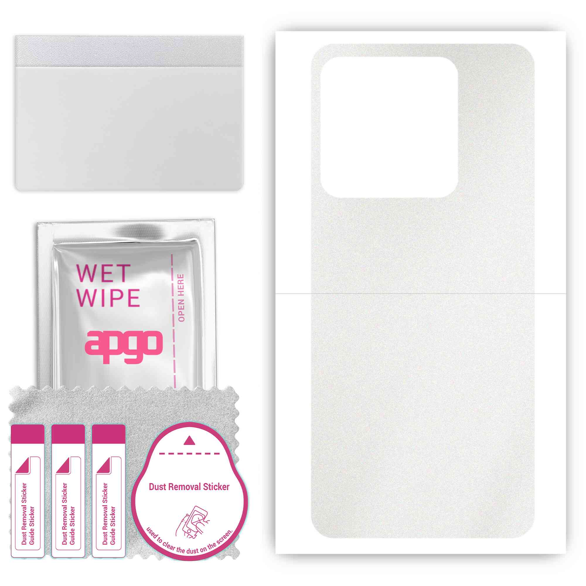 Apgo Protective Skin Sticker для задньої панелі, сумісної з Infinix Smart 7, Wrap Film, Foil, Vinyl - Pattern Matte Transparent
Apgo Protective Skin Sticker для задньої панелі, сумісної з Infinix Smart 7, Wrap Film, Foil, Vinyl - Pattern Matte Transparent
