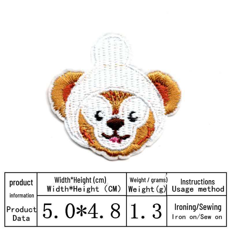 Bear Head Embroidered Cartoon Animal Patch - Decorative Hole Repair Sticker
Bear Head Embroidered Cartoon Animal Patch - Decorative Hole Repair Sticker