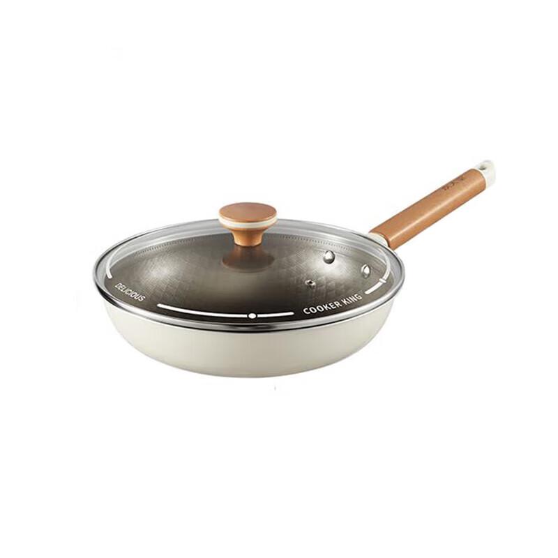 COOKER KING 26cm Spirit White Titanium Ceramic Frying Pan
COOKER KING 26cm Spirit White Titanium Ceramic Frying Pan