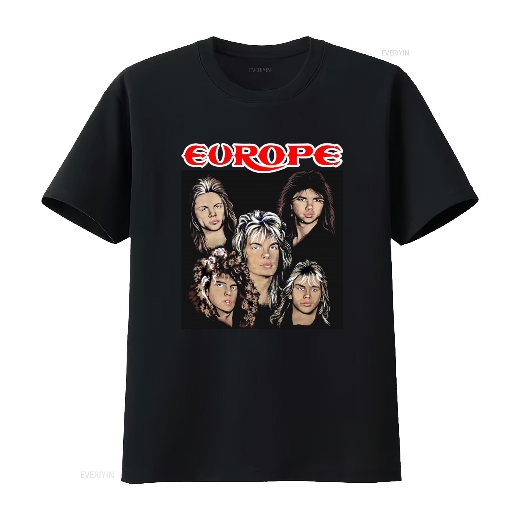 1986 Europe The Final Countdown Band T Shirt Black XL 80s Heavy Hair Metal Glam Rock Vintage Style vintage Washed 4XL
1986 Europe The Final Countdown Band T Shirt Black XL 80s Heavy Hair Metal Glam Rock Vintage Style vintage Washed 4XL