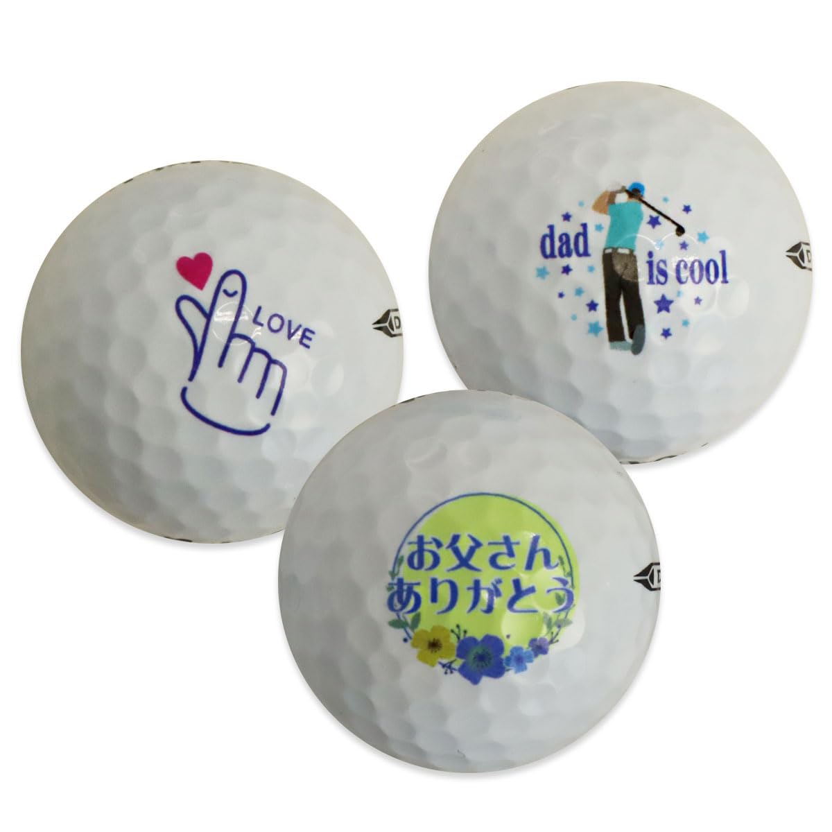 Gift for Dad 3 golf balls with illustrations (LOVEThank you DadDad is cool) (SRIXON DISTANCE) Father s Day Birthday Gift Dunlop
Gift for Dad 3 golf balls with illustrations (LOVEThank you DadDad is cool) (SRIXON DISTANCE) Father s Day Birthday Gift Dunlop