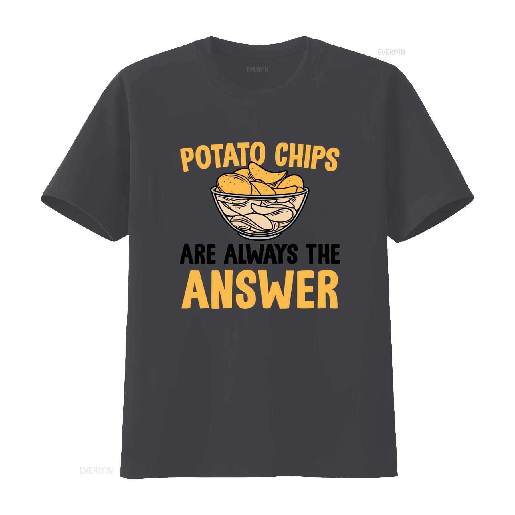 Potato Chips Are Always The Answer T Shirt For Chip Lovers And Snack Fans vintage Washed Unisex graphic Stretched Casual 4XL
Potato Chips Are Always The Answer T Shirt For Chip Lovers And Snack Fans vintage Washed Unisex graphic Stretched Casual 4XL