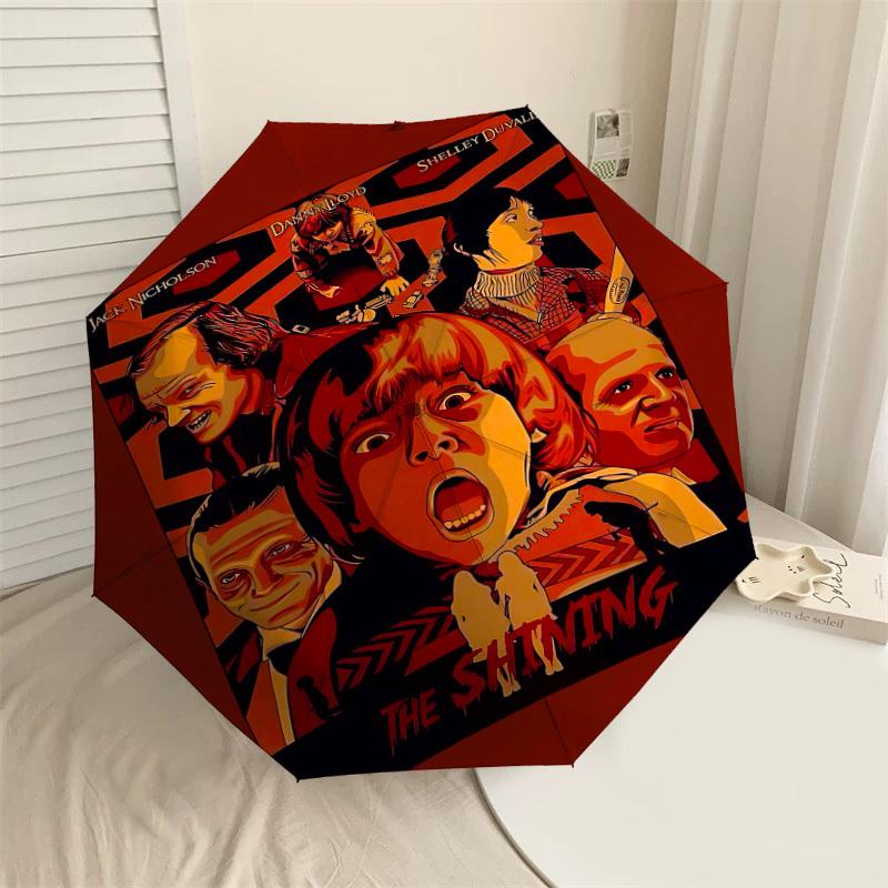 1pc shining jack nicholson Automatic Open/Close Umbrella Compact Folding Umbrella with 8-Rib Shaft lightweight esign, for Women/Men1173A
1pc shining jack nicholson Automatic Open/Close Umbrella Compact Folding Umbrella with 8-Rib Shaft lightweight esign, for Women/Men1173A