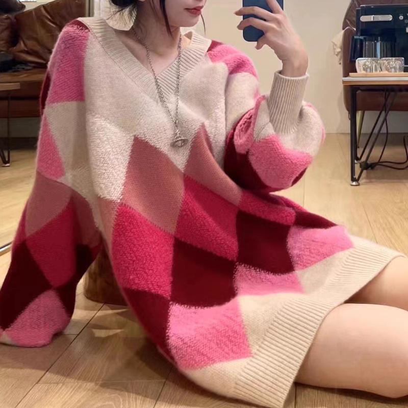 Мягкий и уютный свитер пэчворк с V-образным вырезом - Женская мода Осень/Зима 2025 Свободный крой 2XL
Мягкий и уютный свитер пэчворк с V-образным вырезом - Женская мода Осень/Зима 2025 Свободный крой 2XL