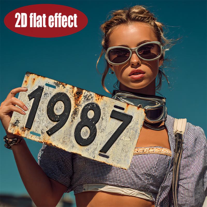 Vintage Birth Year D Flat Printing License Plate Style Metal Tin Sign Retro Nostalgic Themed Decorative Aluminum Sign for 15x30cm(5.9x7.8inch)
Vintage Birth Year D Flat Printing License Plate Style Metal Tin Sign Retro Nostalgic Themed Decorative Aluminum Sign for 15x30cm(5.9x7.8inch)