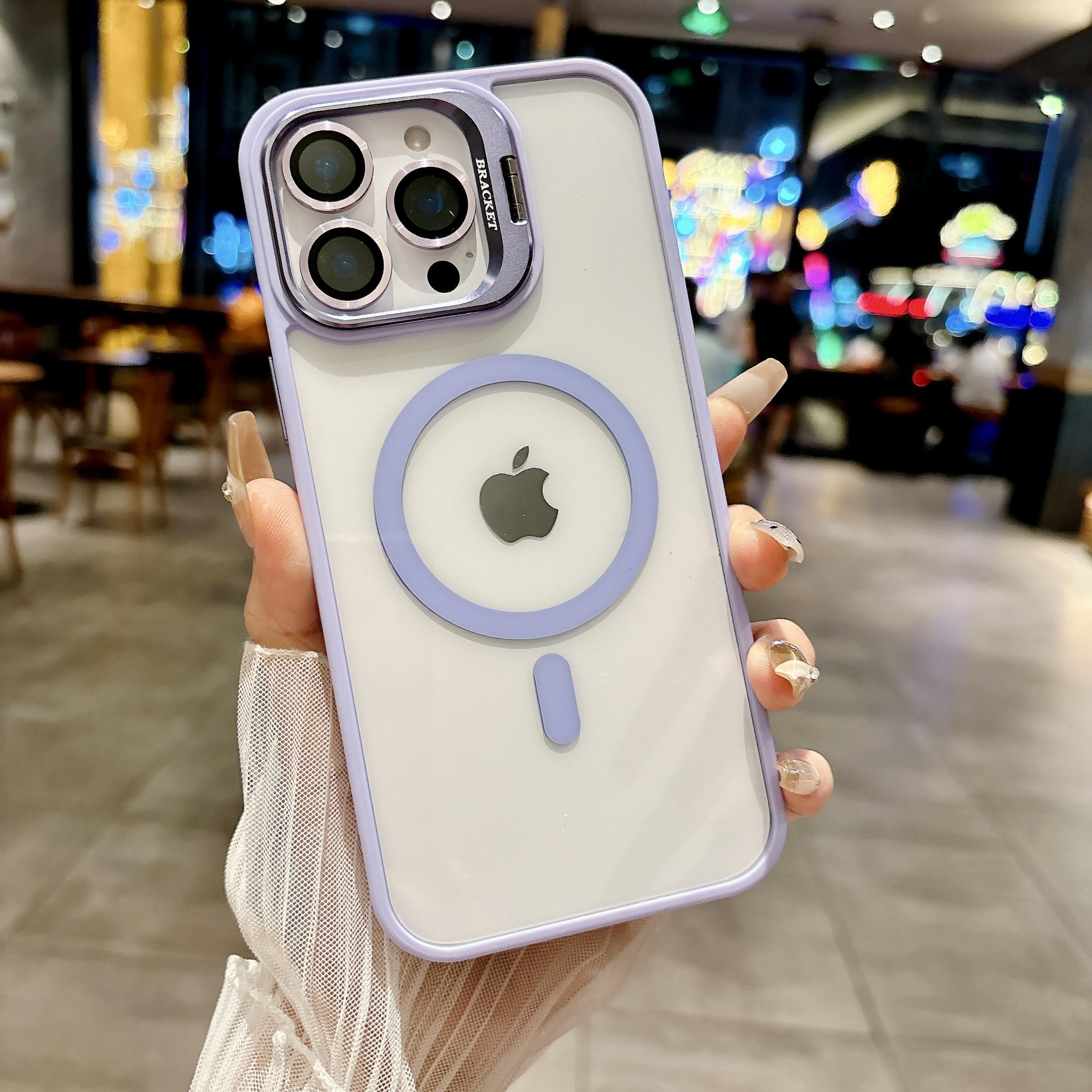 Однотонный прозрачный чехол-бампер с подставкой для объектива камеры и магнитной зарядкой для iPhone 17 16 PM 15 Plus 14 13 12 11 Pro Max, силиконовая защитная крышка iPhone 16 Pro светло-фиолетовый
Однотонный прозрачный чехол-бампер с подставкой для объектива камеры и магнитной зарядкой для iPhone 17 16 PM 15 Plus 14 13 12 11 Pro Max, силиконовая защитная крышка iPhone 16 Pro светло-фиолетовый