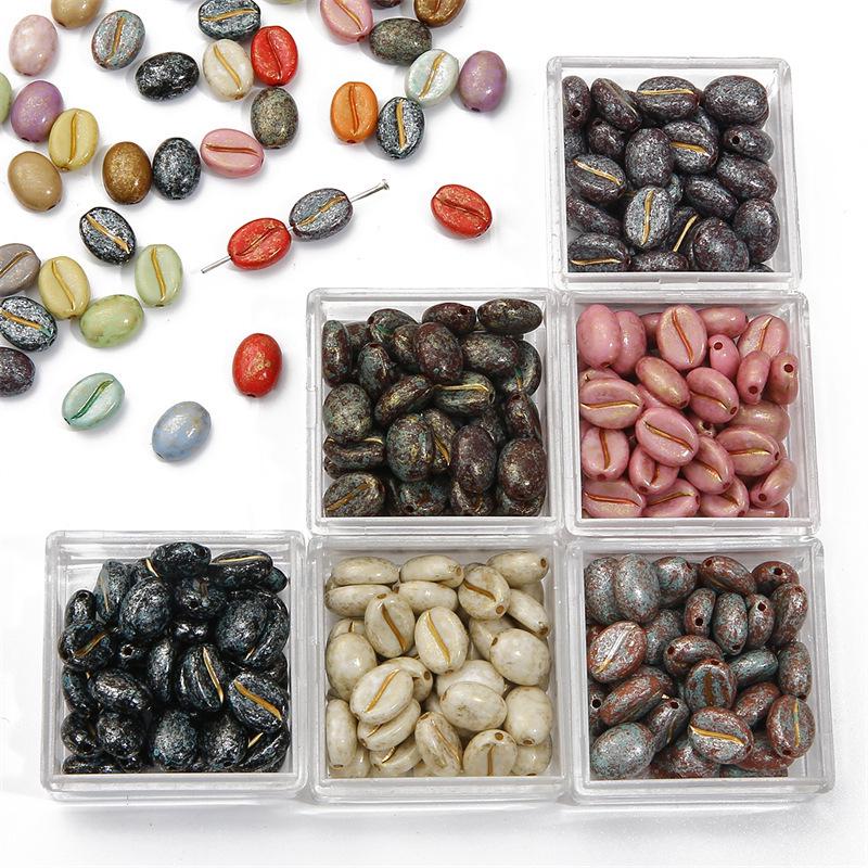 Acrylic Picasso Coffee Bean Bead Bracelet & Colorful DIY Phone Chain Jewelry Approx. 8x10mm, Hole: Approx. 1mm, 20 pcs/pack 
Acrylic Picasso Coffee Bean Bead Bracelet & Colorful DIY Phone Chain Jewelry Approx. 8x10mm, Hole: Approx. 1mm, 20 pcs/pack
