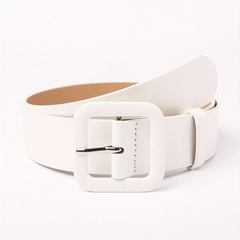 Elegant Fashionable Womens Candy Color Simple Style Buckle Belt In Various Sizes White 105cm
Elegant Fashionable Womens Candy Color Simple Style Buckle Belt In Various Sizes White 105cm