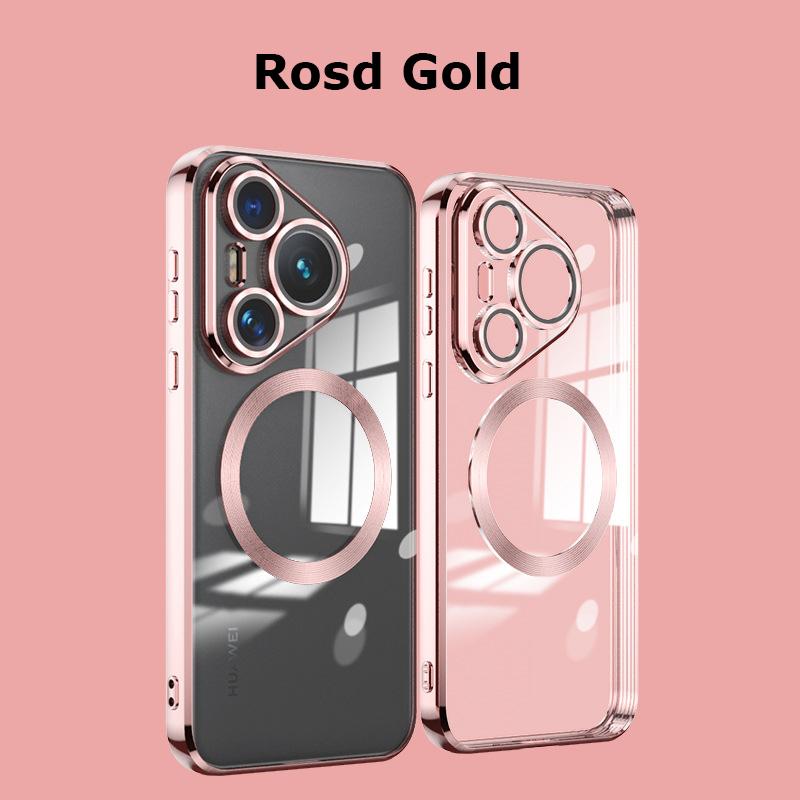 Для Huawei Pura 70 P70 Pro Plus Magsafe Case Прозорий гальванічний силіконовий магнітний бездротовий зарядний корпус Протиударний чохол Pura 70 Pro Plus рожевий колір золота
Для Huawei Pura 70 P70 Pro Plus Magsafe Case Прозорий гальванічний силіконовий магнітний бездротовий зарядний корпус Протиударний чохол Pura 70 Pro Plus рожевий колір золота
