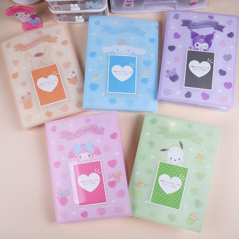 Kawaii Sanrio Binder Photocards Cover Anime Kuromi Melody Pachacco Photo Album Cartoon Collect Book Scrapbook Card Holder Gift
Kawaii Sanrio Binder Photocards Cover Anime Kuromi Melody Pachacco Photo Album Cartoon Collect Book Scrapbook Card Holder Gift