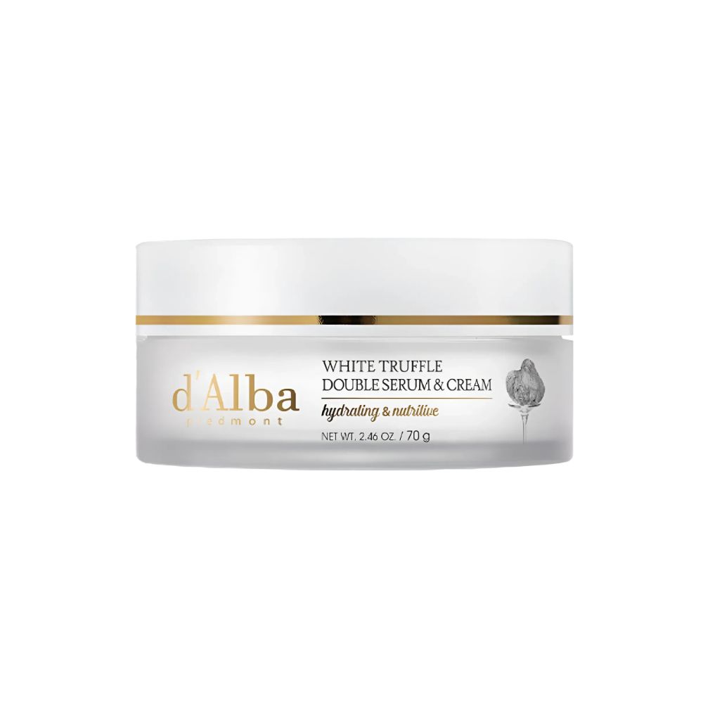d Alba White Truffle Double Serum & Cream Hydration and Firming Care 70g
d Alba White Truffle Double Serum & Cream Hydration and Firming Care 70g