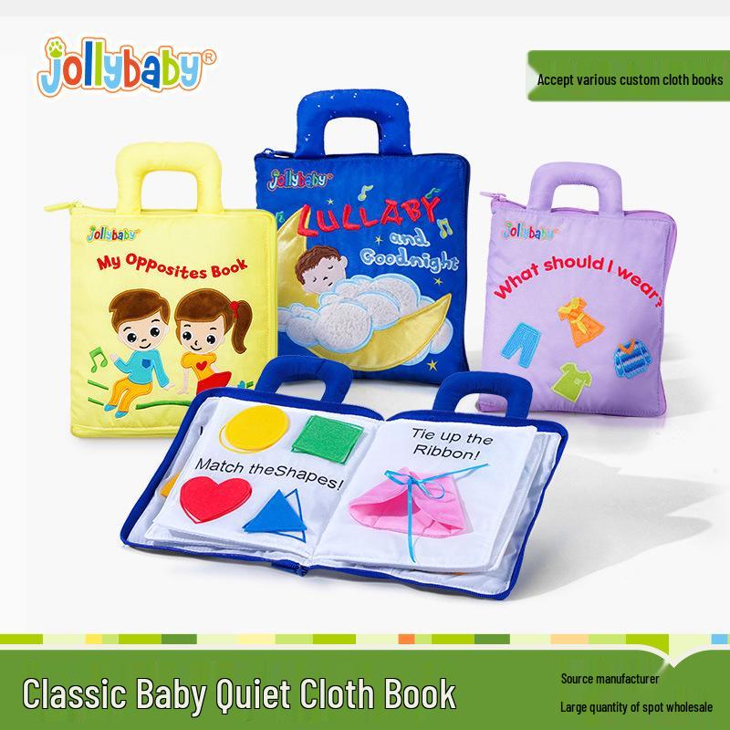 Jollybaby Undersea World Quiet Cloth Book - Montessori Educational Toy for Babies 0-3 Years
Jollybaby Undersea World Quiet Cloth Book - Montessori Educational Toy for Babies 0-3 Years