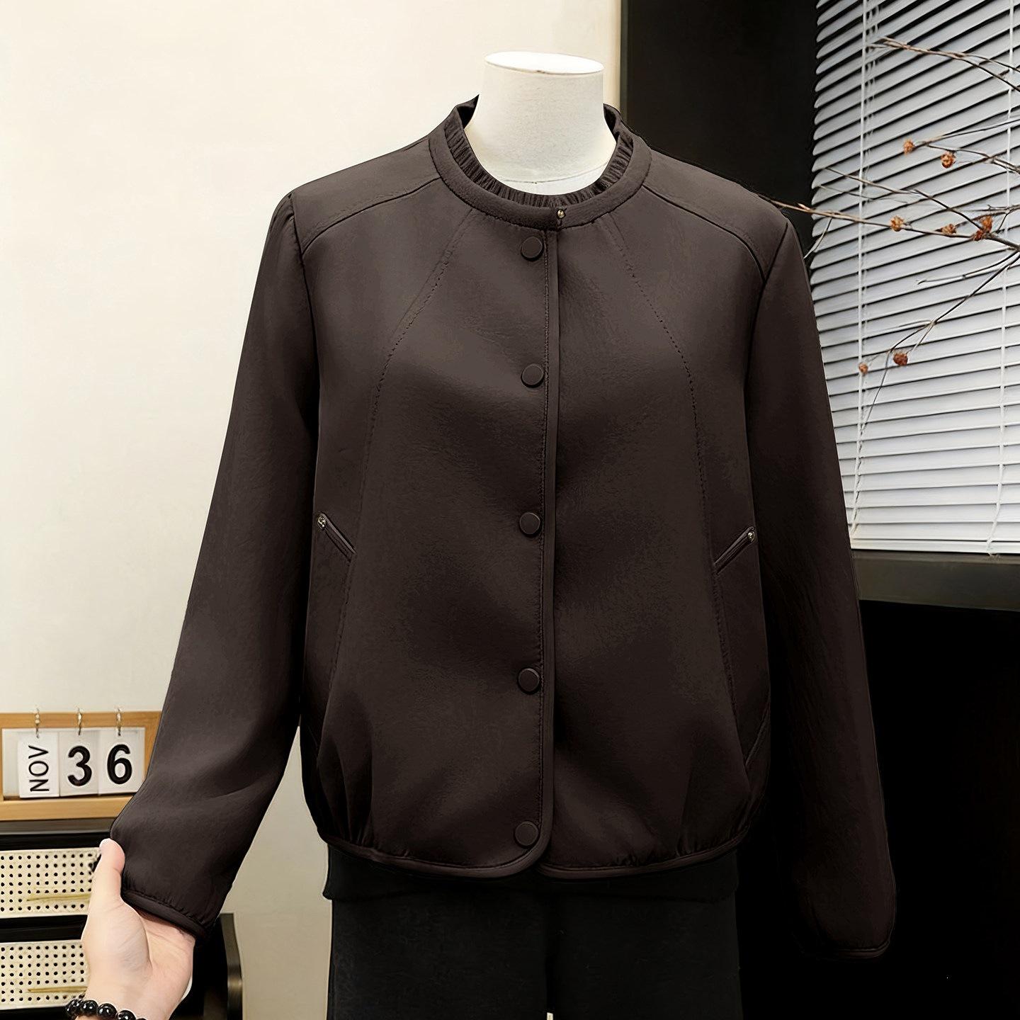2026 Spring Korean Style Petite Women s Round Neck Jacket – Versatile, Stylish & Age-Reducing Outerwear L, under 110 jin коричневий
2026 Spring Korean Style Petite Women s Round Neck Jacket – Versatile, Stylish & Age-Reducing Outerwear L, under 110 jin коричневий