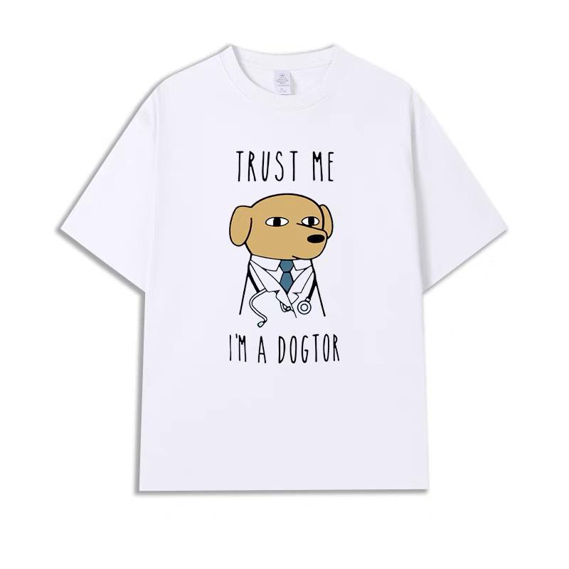 Summer Fun Doctor DOGTOR Dogtor Doctors Cotton Tshirt for Men and Women shortsleeved M
Summer Fun Doctor DOGTOR Dogtor Doctors Cotton Tshirt for Men and Women shortsleeved M