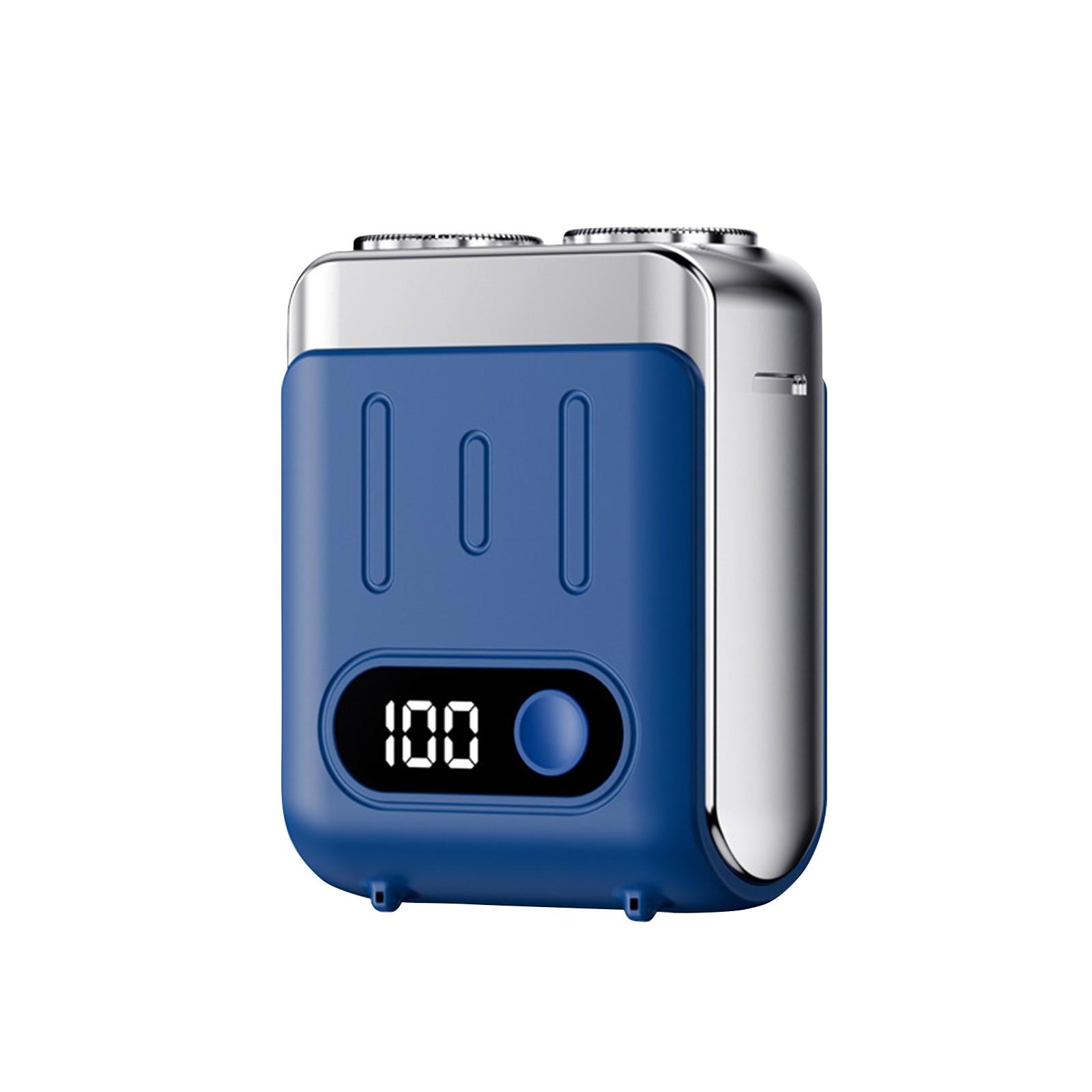 Портативная бытовая бесшумная маленькая бритва электрическая дорожная мужская бритва цифровой дисплей One Size синий
Портативная бытовая бесшумная маленькая бритва электрическая дорожная мужская бритва цифровой дисплей One Size синий