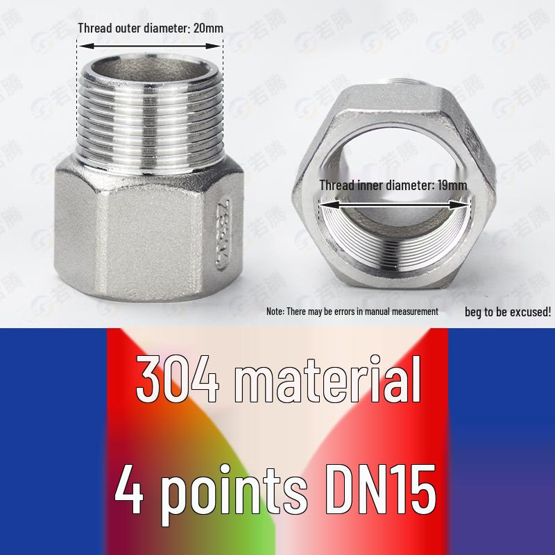 304 Stainless Steel Hexagonal Threaded Reducing Bushing
304 Stainless Steel Hexagonal Threaded Reducing Bushing
