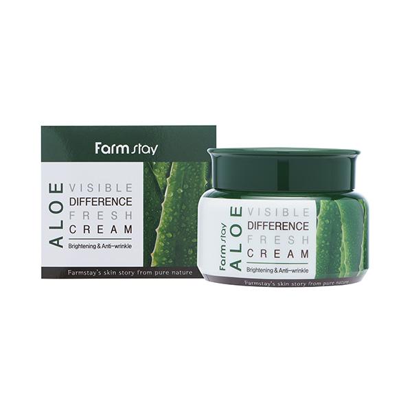 Освежающий крем для лица с экстрактом алоэ,FarmStay Aloe Visible Difference Fresh Cream,100мл
Освежающий крем для лица с экстрактом алоэ,FarmStay Aloe Visible Difference Fresh Cream,100мл