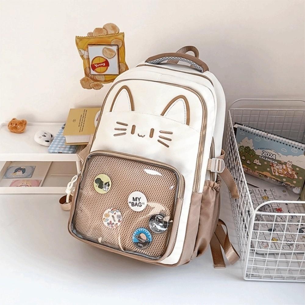 Kawaii Transparent Ita Backpack Large Capacity Dual Shoulder Strap Dual Shoulder Bag DIY Display Rucksack Travel хакі
Kawaii Transparent Ita Backpack Large Capacity Dual Shoulder Strap Dual Shoulder Bag DIY Display Rucksack Travel хакі