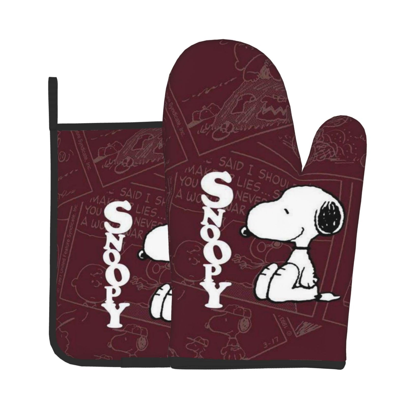 Snoopy Термостойкие варежки-прихватки для духовки Термостойкие варежки-прихватки Стильные милые варежки-прихватки для духовки Предотвращающие ожоги Кухонные варежки Можно использовать
Snoopy Термостойкие варежки-прихватки для духовки Термостойкие варежки-прихватки Стильные милые варежки-прихватки для духовки Предотвращающие ожоги Кухонные варежки Можно использовать