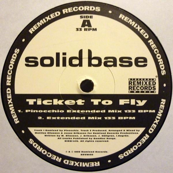12inch Record SOLID BASE Ticket To Fly RRVM155 Remixed Records 1998 Sweden Dance Electronica Used
12inch Record SOLID BASE Ticket To Fly RRVM155 Remixed Records 1998 Sweden Dance Electronica Used