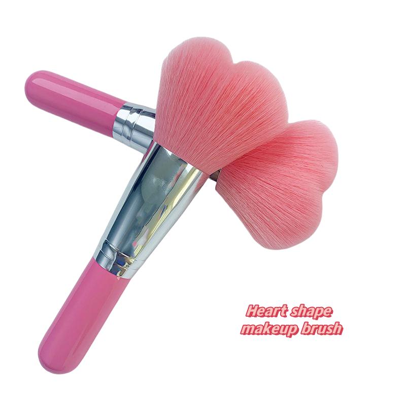 Luxury makeup Blush Brush Pink Heart Shape Pink Synthetic Hair Powder Blush Makeup Brush Wood Handle Face Beauty Tools
Luxury makeup Blush Brush Pink Heart Shape Pink Synthetic Hair Powder Blush Makeup Brush Wood Handle Face Beauty Tools