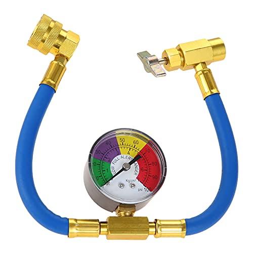Mtsooning R134a Air Conditioner Gas Charge Hose with Meter, Car Gas Charge, Air Conditioner Gas, Cooler Gas Refill, Compatible with Japan, 40cm
Mtsooning R134a Air Conditioner Gas Charge Hose with Meter, Car Gas Charge, Air Conditioner Gas, Cooler Gas Refill, Compatible with Japan, 40cm