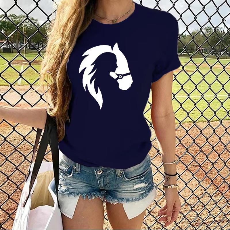 Cute Horse Head Print T Shirts For Women&Girls Casual Round Neck Tees Top Summer Women`s Loose Fit T-shirt S разноцветный
Cute Horse Head Print T Shirts For Women&Girls Casual Round Neck Tees Top Summer Women`s Loose Fit T-shirt S разноцветный