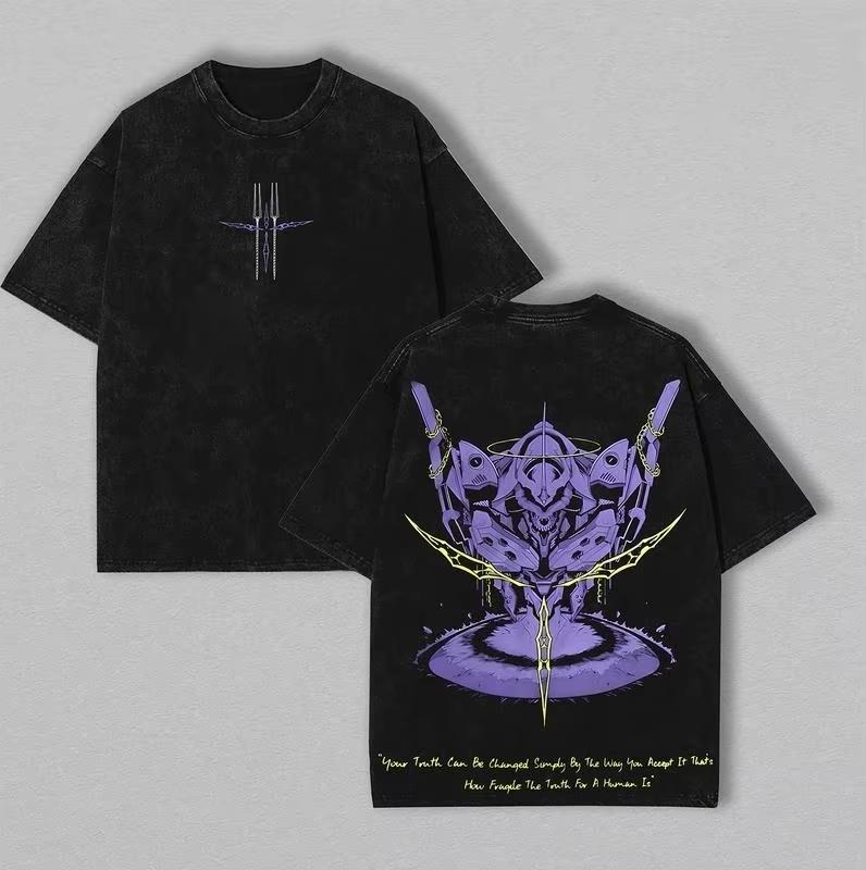 New Century Evangelion Unit Anime Printed Tshirt Mens and Womens Washed Tshirt High Quality Vintage Cotton Tshirt L
New Century Evangelion Unit Anime Printed Tshirt Mens and Womens Washed Tshirt High Quality Vintage Cotton Tshirt L