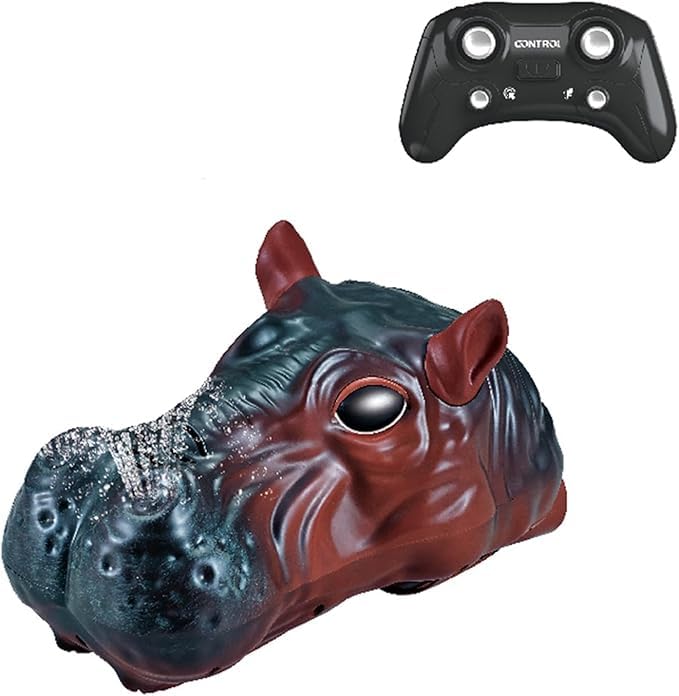 OBEST Remote Control Hippo Double Propeller Waterproof Simulation Swimming Animal Robot Toy Birthday Gift Kids 2.4GHZ
OBEST Remote Control Hippo Double Propeller Waterproof Simulation Swimming Animal Robot Toy Birthday Gift Kids 2.4GHZ
